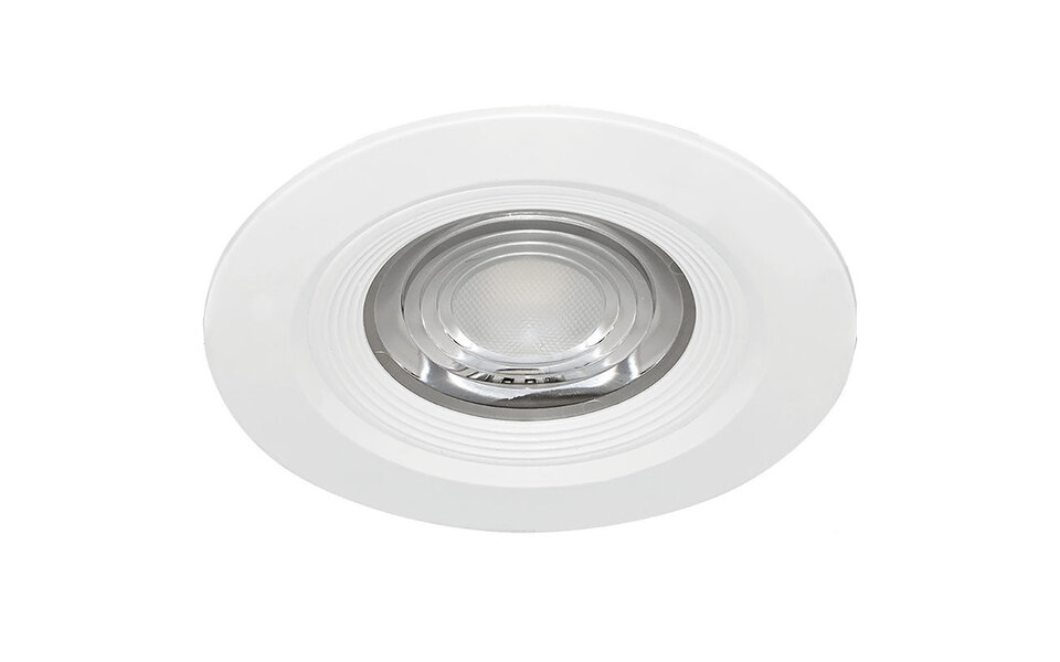 HLW LED LED Recessed Spotlight - Brinton - 7W 630lm 38D - IP54 Waterproof - 865 Bright/Cool White 6500K - Round - White HLW LED LED Recessed Spotlight - Brinton - 7W 630lm 38D - IP54 Waterproof - 865 Bright/Cool White 6500K - Round - White