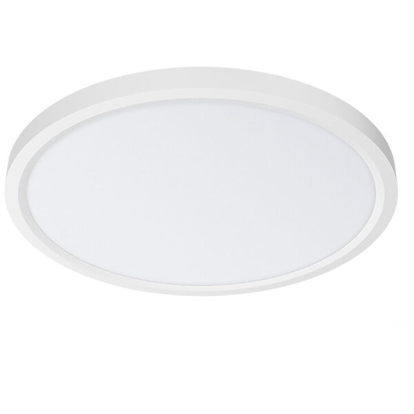HLW LED LED Plafondlamp - Brinton Jin - 36W 3960lm - 865 Helder/Koud Wit 6500K - Ø400 mm - Opbouw - Rond - Wit HLW LED LED Plafondlamp - Brinton Jin - 36W 3960lm - 865 Helder/Koud Wit 6500K - Ø400 mm - Opbouw - Rond - Wit