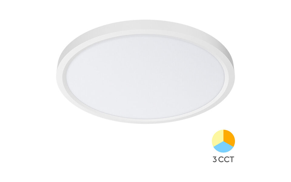 HLW LED LED Plafondlamp - Brinton Jin - 45W 5280lm - 865 Helder/Koud Wit 6500K - Ø500 mm - Opbouw - Rond - Wit HLW LED LED Plafondlamp - Brinton Jin - 45W 5280lm - 865 Helder/Koud Wit 6500K - Ø500 mm - Opbouw - Rond - Wit