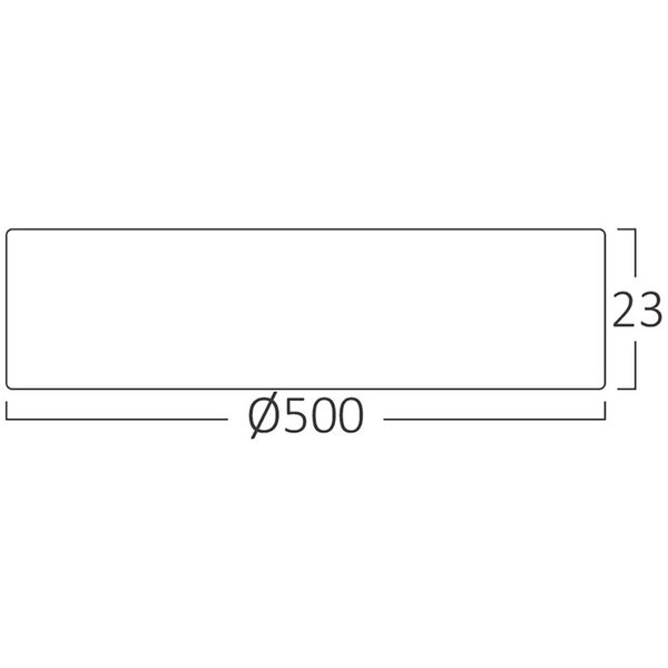 HLW LED LED Plafondlamp - Brinton Jin - 45W 5280lm - 830 Warm Wit 3000K - Ø500 mm - Opbouw - Rond - Zwart HLW LED LED Plafondlamp - Brinton Jin - 45W 5280lm - 830 Warm Wit 3000K - Ø500 mm - Opbouw - Rond - Zwart