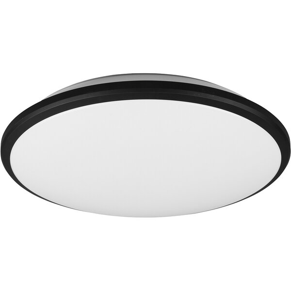 HLW LED LED Plafondlamp - Plafondverlichting - Trion Lombis - 20.5W - Warm Wit 3000K - Dimbaar - Rond - Mat Zwart - Kunststof HLW LED LED Plafondlamp - Plafondverlichting - Trion Lombis - 20.5W - Warm Wit 3000K - Dimbaar - Rond - Mat Zwart - Kunststof