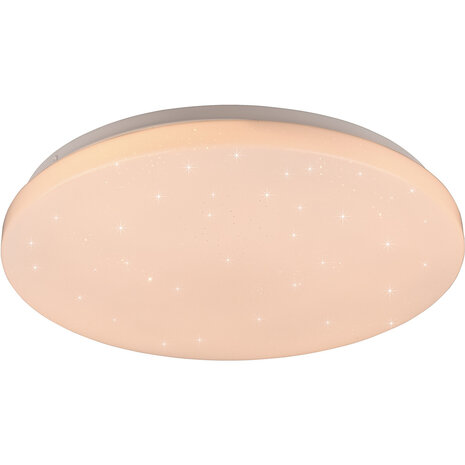 LED Plafondlamp - Plafondverlichting - Trion Kalina - 18W - RGBW - Dimbaar - Aanpasbare Kleur - Afstandsbediening - Sterlicht - Rond - Mat Wit - Kunststof LED Plafondlamp - Plafondverlichting - Trion Kalina - 18W - RGBW - Dimbaar - Aanpasbare Kleur - Afstandsbediening - Sterlicht - Rond - Mat Wit - Kunststof