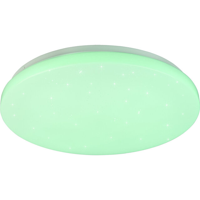 ronde witte LED plafondlamp 18W met 2000 lumen en instelbare RGBW kleuren en dimfunctie