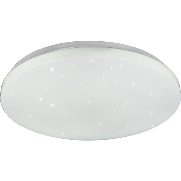 HLW LED LED Plafondlamp - Plafondverlichting - Trion Kalina - 18W - RGBW - Dimbaar - Aanpasbare Kleur - Afstandsbediening - Sterlicht - Rond - Mat Wit - Kunststof HLW LED LED Plafondlamp - Plafondverlichting - Trion Kalina - 18W - RGBW - Dimbaar - Aanpasbare Kleur - Afstandsbediening - Sterlicht - Rond - Mat Wit - Kunststof