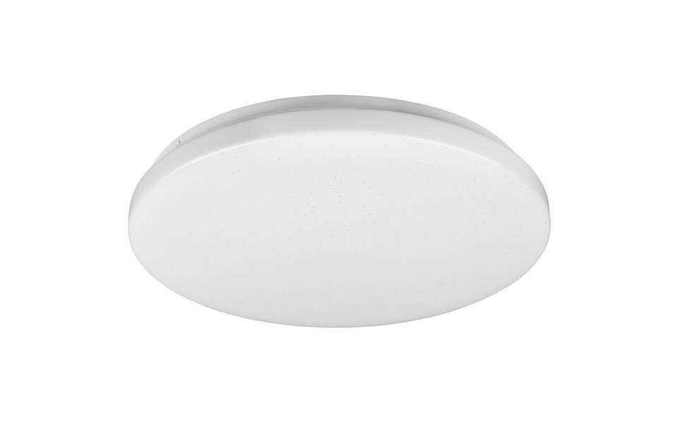 HLW LED LED Plafondlamp - Plafondverlichting - Trion Kalina - 18W - RGBW - Dimbaar - Aanpasbare Kleur - Afstandsbediening - Sterlicht - Rond - Mat Wit - Kunststof