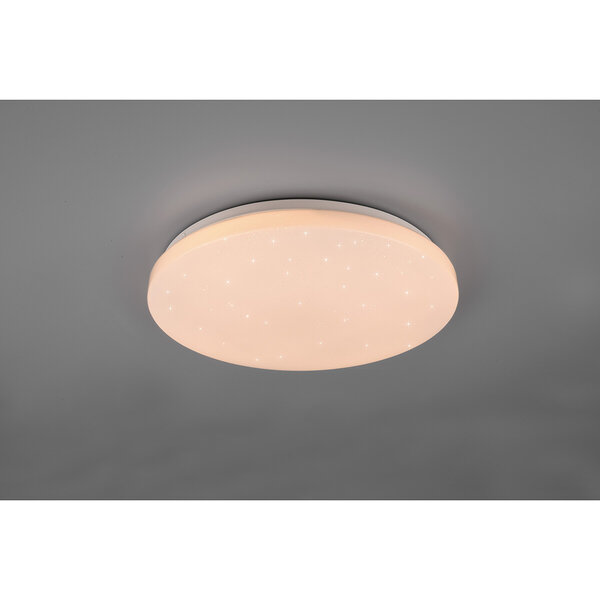 HLW LED LED Plafondlamp - Plafondverlichting - Trion Kalina - 18W - RGBW - Dimbaar - Aanpasbare Kleur - Afstandsbediening - Sterlicht - Rond - Mat Wit - Kunststof HLW LED LED Plafondlamp - Plafondverlichting - Trion Kalina - 18W - RGBW - Dimbaar - Aanpasbare Kleur - Afstandsbediening - Sterlicht - Rond - Mat Wit - Kunststof