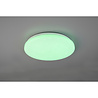 HLW LED LED Ceiling Light - Ceiling Lighting - Trion Kalina - 18W - RGBW - Dimmable - Adjustable Color - Remote Control - Star Light - Round - Matte White - Plastic