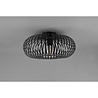 HLW LED LED Ceiling Light - Ceiling Lighting - Trion Johy - E27 Fitting - Round - Industrial - Matte Black - Aluminum - 40cm
