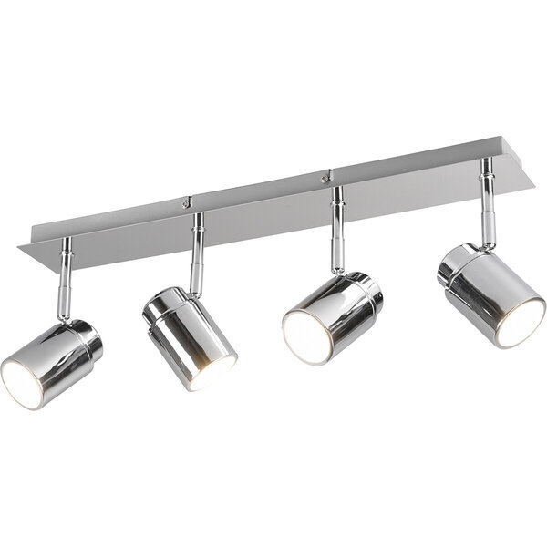 HLW LED LED Plafondspot - Trion Artion - GU10 Fitting - Spatwaterdicht IP44 - Rechthoek - Mat Chroom - Aluminium HLW LED LED Plafondspot - Trion Artion - GU10 Fitting - Spatwaterdicht IP44 - Rechthoek - Mat Chroom - Aluminium