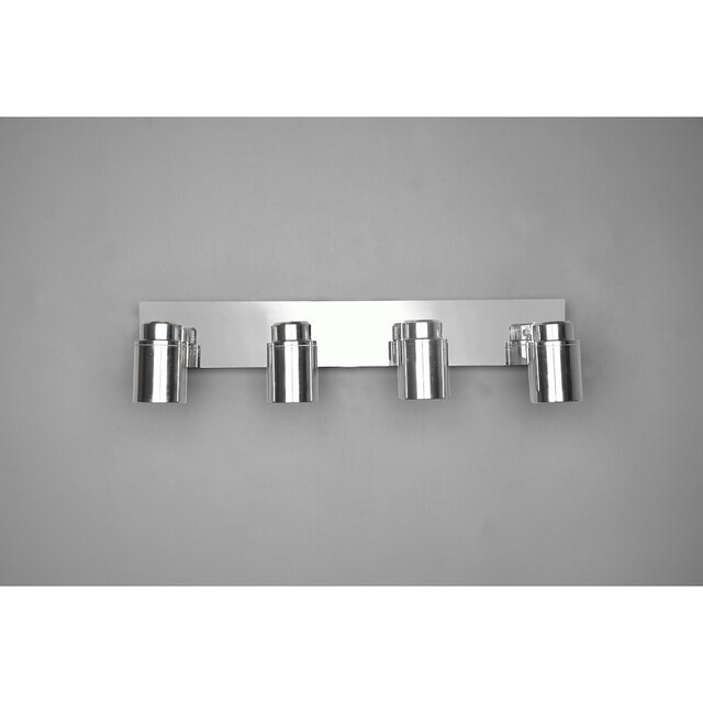 HLW LED LED Ceiling Spotlight - Trion Artion - GU10 Fitting - Splashproof IP44 - Rectangular - Matte Chrome - Aluminum