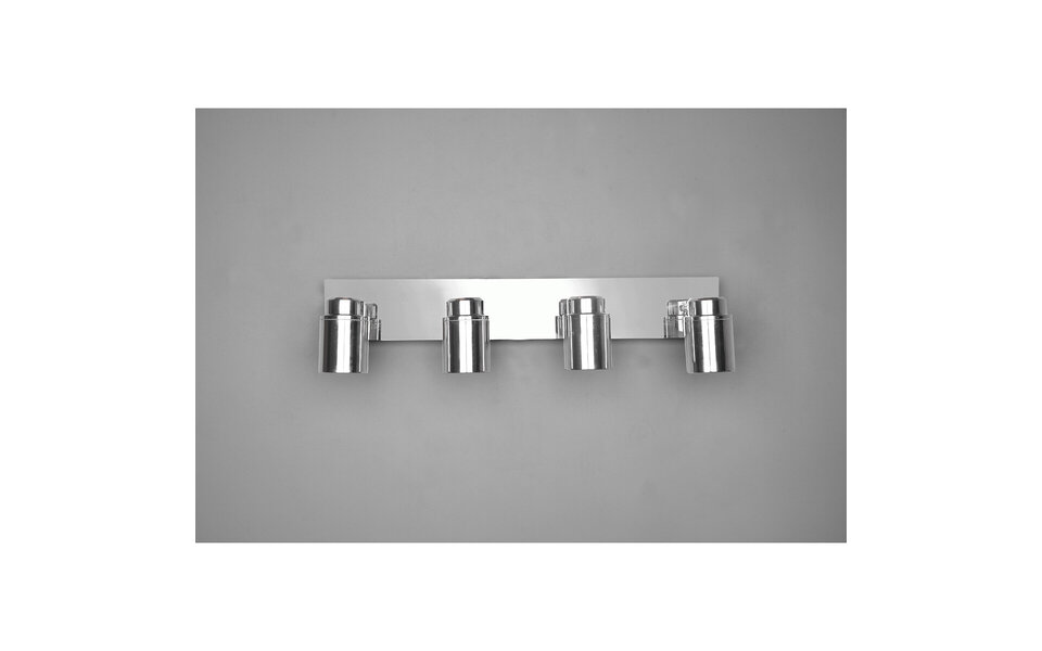 HLW LED LED Plafondspot - Trion Artion - GU10 Fitting - Spatwaterdicht IP44 - Rechthoek - Mat Chroom - Aluminium