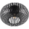 HLW LED LED Ceiling Lamp - Ceiling Lighting - Trion Johy - E27 Fitting - Round - Industrial - Matte Black - Aluminum - 30cm