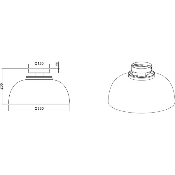 HLW LED LED Plafondlamp - Plafondverlichting - Trion Palmo - E27 Fitting - Rond - Mat Zwart - Aluminium HLW LED LED Plafondlamp - Plafondverlichting - Trion Palmo - E27 Fitting - Rond - Mat Zwart - Aluminium
