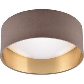Trion Lukaku LED Plafondlamp Taupe Ø300mm 12W 3000K Trion Lukaku LED Plafondlamp Taupe Ø300mm 12W 3000K