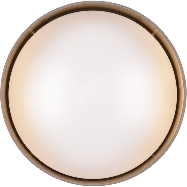 HLW LED LED Plafondlamp - Trion Lukaku - Warm Wit - 3000K - 12W - Rond - Taupe - Textiel HLW LED LED Plafondlamp - Trion Lukaku - Warm Wit - 3000K - 12W - Rond - Taupe - Textiel