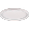 HLW LED LED Ceiling Lamp - Trion Rad - Surface Mounted Round 20W - Warm White 3000K - Matte White - Metal