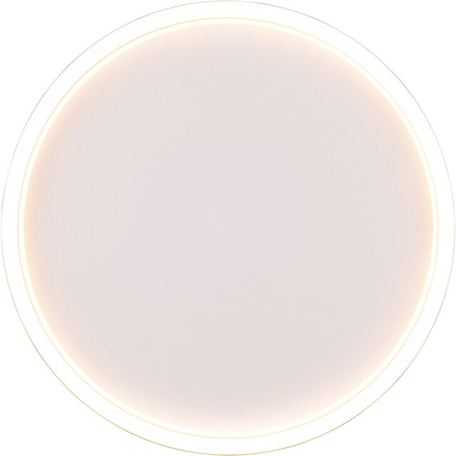 HLW LED LED Ceiling Lamp - Trion Rad - Surface Mounted Round 20W - Warm White 3000K - Matte White - Metal