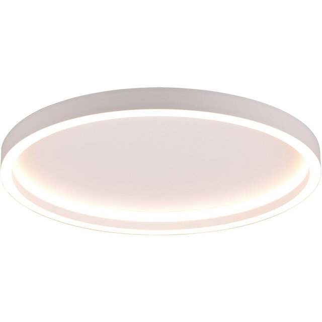 HLW LED LED Plafondlamp - Trion Rad - Opbouw Rond 20W - Warm Wit 3000K - Mat Wit - Metaal HLW LED LED Plafondlamp - Trion Rad - Opbouw Rond 20W - Warm Wit 3000K - Mat Wit - Metaal