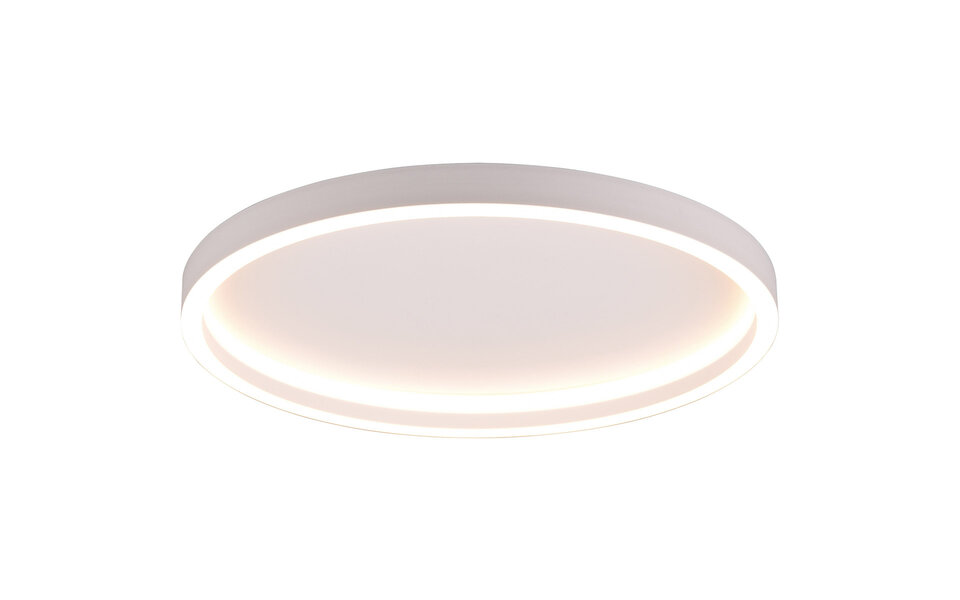 HLW LED LED Plafondlamp - Trion Rad - Opbouw Rond 20W - Warm Wit 3000K - Mat Wit - Metaal HLW LED LED Plafondlamp - Trion Rad - Opbouw Rond 20W - Warm Wit 3000K - Mat Wit - Metaal