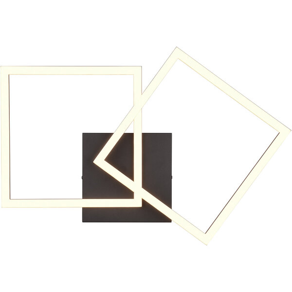 HLW LED LED Plafondlamp - Plafondverlichting - Trion Square - 20W - Warm Wit 3000K - Vierkant - Mat Zwart - Metaal HLW LED LED Plafondlamp - Plafondverlichting - Trion Square - 20W - Warm Wit 3000K - Vierkant - Mat Zwart - Metaal