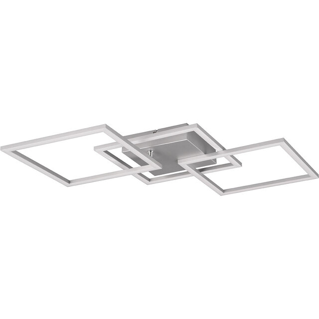 HLW LED LED Plafondlamp - Trion Square - 31W - Warm Wit 3000K - Vierkant - Titaan- Metaal HLW LED LED Plafondlamp - Trion Square - 31W - Warm Wit 3000K - Vierkant - Titaan- Metaal