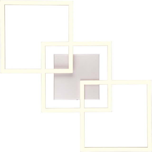 HLW LED LED Plafondlamp - Trion Square - 31W - Warm Wit 3000K - Vierkant - Titaan- Metaal HLW LED LED Plafondlamp - Trion Square - 31W - Warm Wit 3000K - Vierkant - Titaan- Metaal