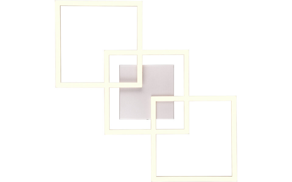 HLW LED LED Ceiling Light - Trion Square - 31W - Warm White 3000K - Square - Titanium - Metal HLW LED LED Ceiling Light - Trion Square - 31W - Warm White 3000K - Square - Titanium - Metal