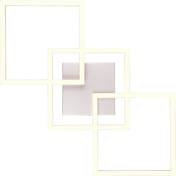 HLW LED LED Plafondlamp - Trion Square - 31W - Warm Wit 3000K - Vierkant - Titaan- Metaal HLW LED LED Plafondlamp - Trion Square - 31W - Warm Wit 3000K - Vierkant - Titaan- Metaal