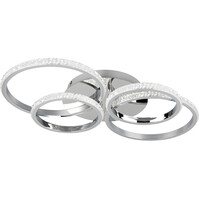 Trion Serai LED plafondlamp 27W 3400lm dimbaar 4000K chroom Trion Serai LED plafondlamp 27W 3400lm dimbaar 4000K chroom