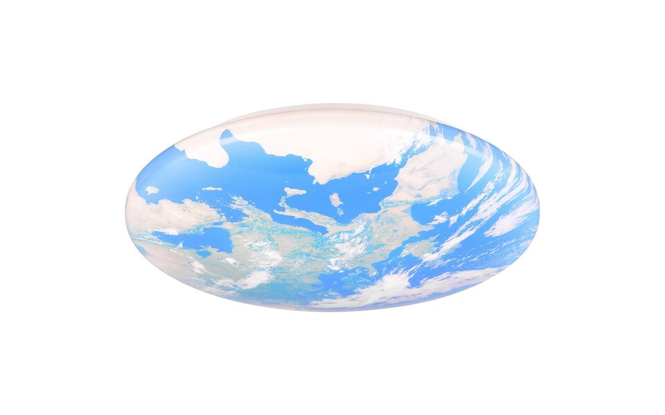 HLW LED LED Ceiling Light - Bathroom Light - Trion Arte - 15W - Splashproof IP44 - Warm White 3000K - Round - Multicolor - Plastic