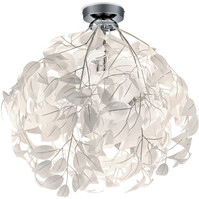 LED plafondlamp Trion Lovy chroom aluminium E27