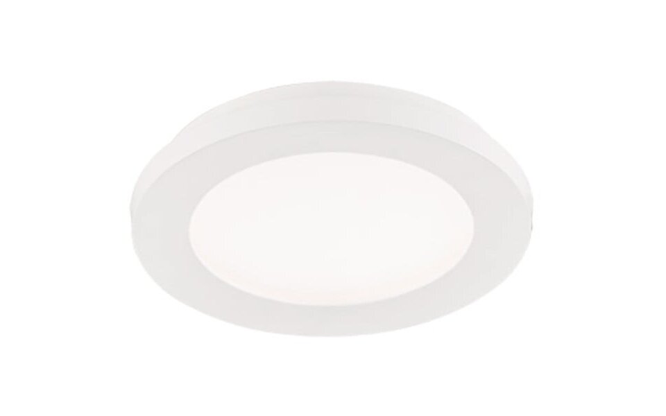 HLW LED LED Ceiling Light - Bathroom Light - Trion Camy - Surface Mounted Round 9W - Splashproof IP44 - Dimmable - Warm White 3000K - Matte White HLW LED LED Ceiling Light - Bathroom Light - Trion Camy - Surface Mounted Round 9W - Splashproof IP44 - Dimmable - Warm White 3000K - Matte White
