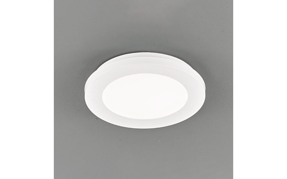 HLW LED LED Plafondlamp - Badkamerlamp - Trion Camy - Opbouw Rond 9W - Spatwaterdicht IP44 - Dimbaar - Warm Wit 3000K - Mat Wit HLW LED LED Plafondlamp - Badkamerlamp - Trion Camy - Opbouw Rond 9W - Spatwaterdicht IP44 - Dimbaar - Warm Wit 3000K - Mat Wit