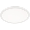 LED Ceiling Light - Bathroom Light - Trion Camy - Surface Mounted Round 22W - Splashproof IP44 - Dimmable - Warm White 3000K - Matte White