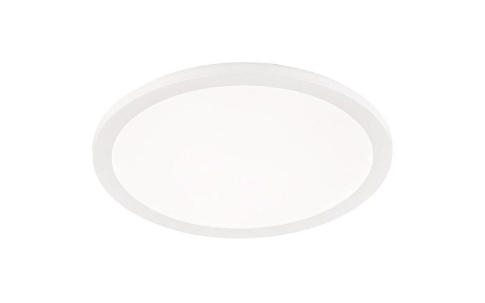 HLW LED LED Ceiling Light - Bathroom Light - Trion Camy - Surface Mounted Round 22W - Splashproof IP44 - Dimmable - Warm White 3000K - Matte White