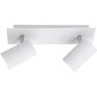 Trion Mary LED Ceiling Spotlight 2-light GU10 Matte White