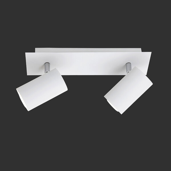 HLW LED LED Plafondspot - Trion Mary - GU10 Fitting - 2-lichts - Rechthoek - Mat Wit - Aluminium HLW LED LED Plafondspot - Trion Mary - GU10 Fitting - 2-lichts - Rechthoek - Mat Wit - Aluminium