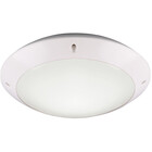 HLW LED LED Plafondlamp - Badkamerlamp - Trion Camiro - Opbouw Rond - Waterdicht IP54 - E27 Fitting - Mat Wit - Kunststof