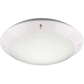 Trion Camiro LED plafondlamp rond Ø260 IP54 E27 mat wit Trion Camiro LED plafondlamp rond Ø260 IP54 E27 mat wit
