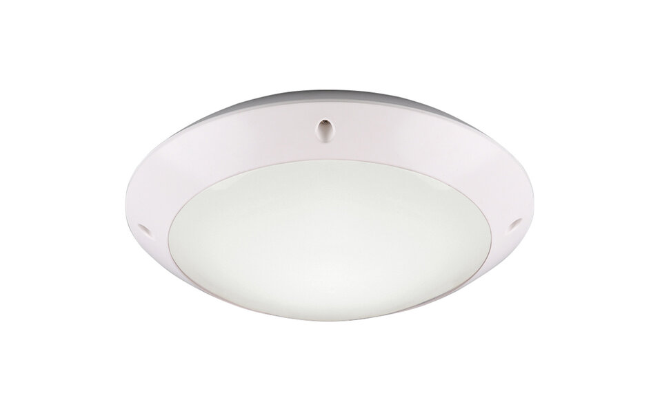 HLW LED LED Ceiling Lamp - Bathroom Lamp - Trion Camiro - Surface Mounted Round - Waterproof IP54 - E27 Fitting - Matte White - Plastic HLW LED LED Ceiling Lamp - Bathroom Lamp - Trion Camiro - Surface Mounted Round - Waterproof IP54 - E27 Fitting - Matte White - Plastic