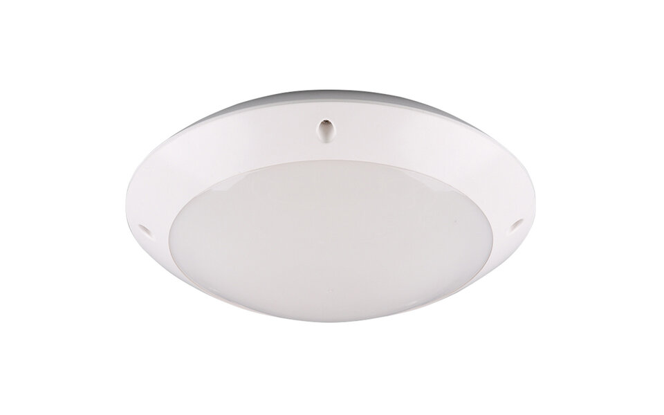 HLW LED LED Plafondlamp - Badkamerlamp - Trion Camiro - Opbouw Rond - Waterdicht IP54 - E27 Fitting - Mat Wit - Kunststof HLW LED LED Plafondlamp - Badkamerlamp - Trion Camiro - Opbouw Rond - Waterdicht IP54 - E27 Fitting - Mat Wit - Kunststof