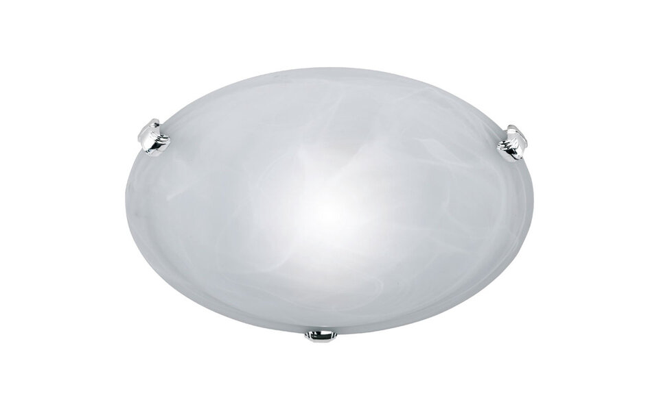 HLW LED LED Ceiling Light - Ceiling Lighting - Trion Adirona - E27 Fitting - Round - Matte Nickel - Aluminum