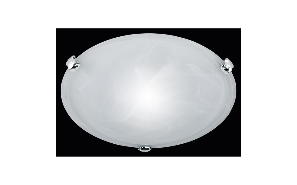 HLW LED LED Plafondlamp - Plafondverlichting - Trion Adirona - E27 Fitting - Rond - Mat Nikkel - Aluminium