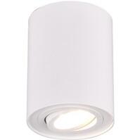 Trion Cosmin LED ceiling lamp, rotatable, GU10, matte white