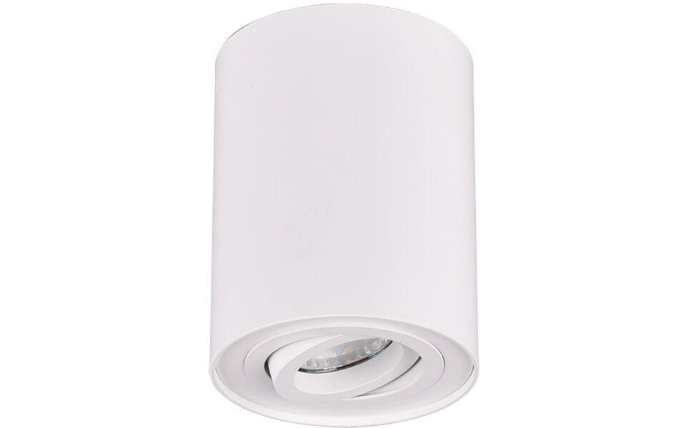 HLW LED LED Ceiling Light - Ceiling Lighting - Trion Cosmin - GU10 Fitting - 1-light - Round - Matte White - Aluminum