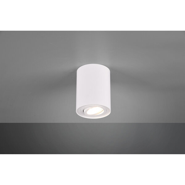 HLW LED LED Plafondlamp - Plafondverlichting - Trion Cosmin - GU10 Fitting - 1-lichts - Rond - Mat Wit - Aluminium HLW LED LED Plafondlamp - Plafondverlichting - Trion Cosmin - GU10 Fitting - 1-lichts - Rond - Mat Wit - Aluminium