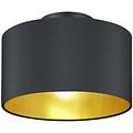 LED Ceiling Lamp - Ceiling Lighting - Trion Hostons - E14 Fitting - Round - Matte Black - Aluminum
