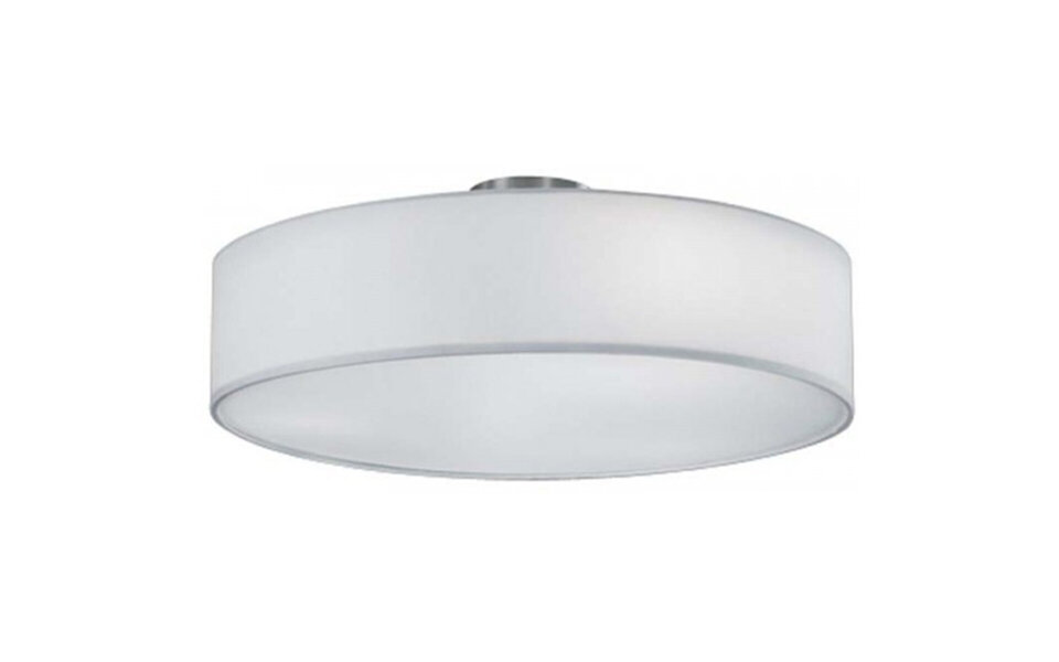 HLW LED LED Plafondlamp - Plafondverlichting - Trion Hotia - E27 Fitting - 3-lichts - Rond - Mat Wit - Aluminium