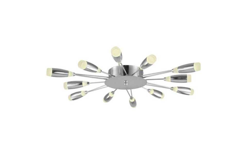 HLW LED LED Ceiling Light - Ceiling Lighting - Fave - 62W - Natural White 4000K - Chrome Aluminum