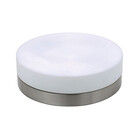 HLW LED LED Ceiling Light - Surface Mounted Round - E27 - Matte Chrome Aluminum - Ø285mm